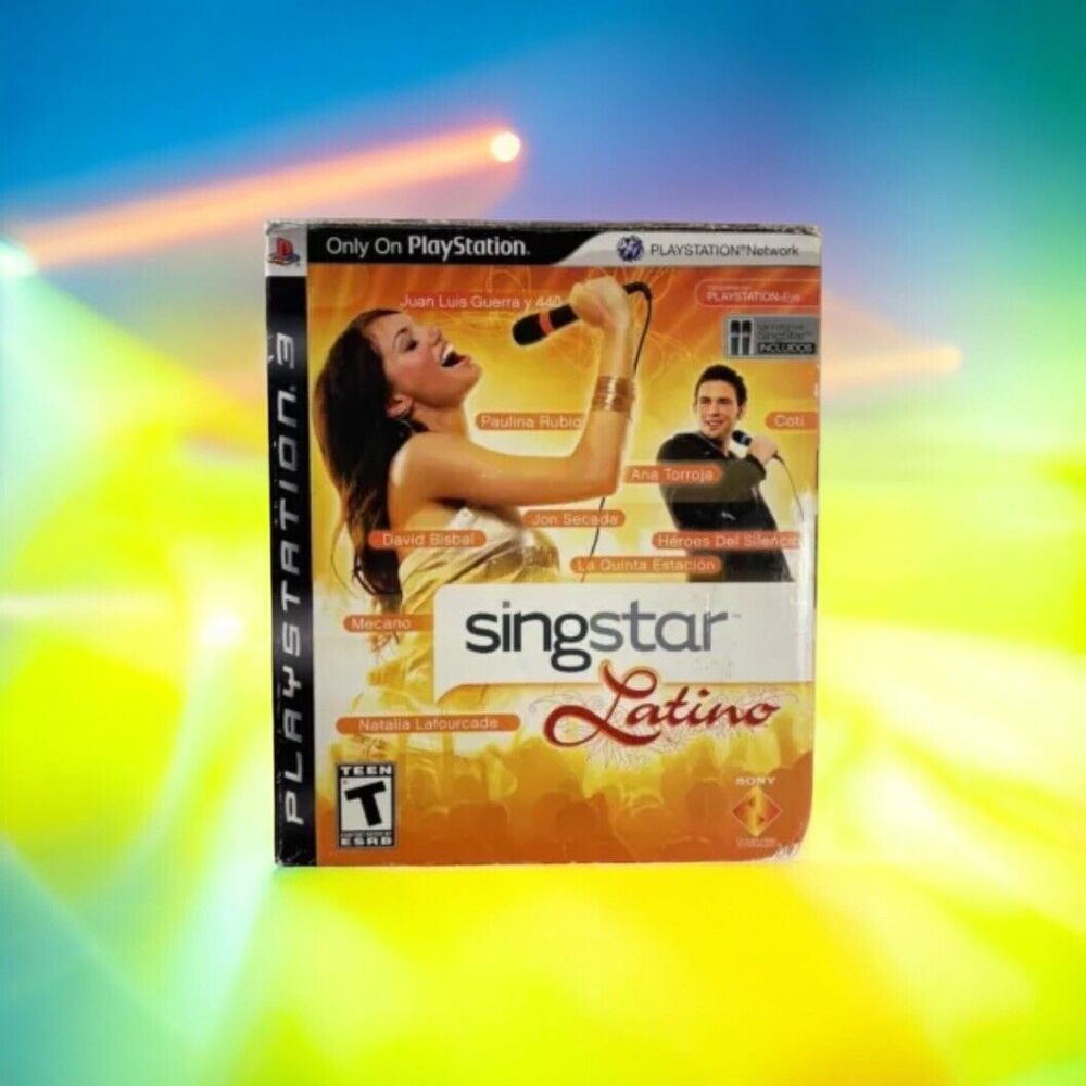 SingStar Latino (Sony PlayStation 3, PS3) 2 Microphone Set, Complete, Fast S/H